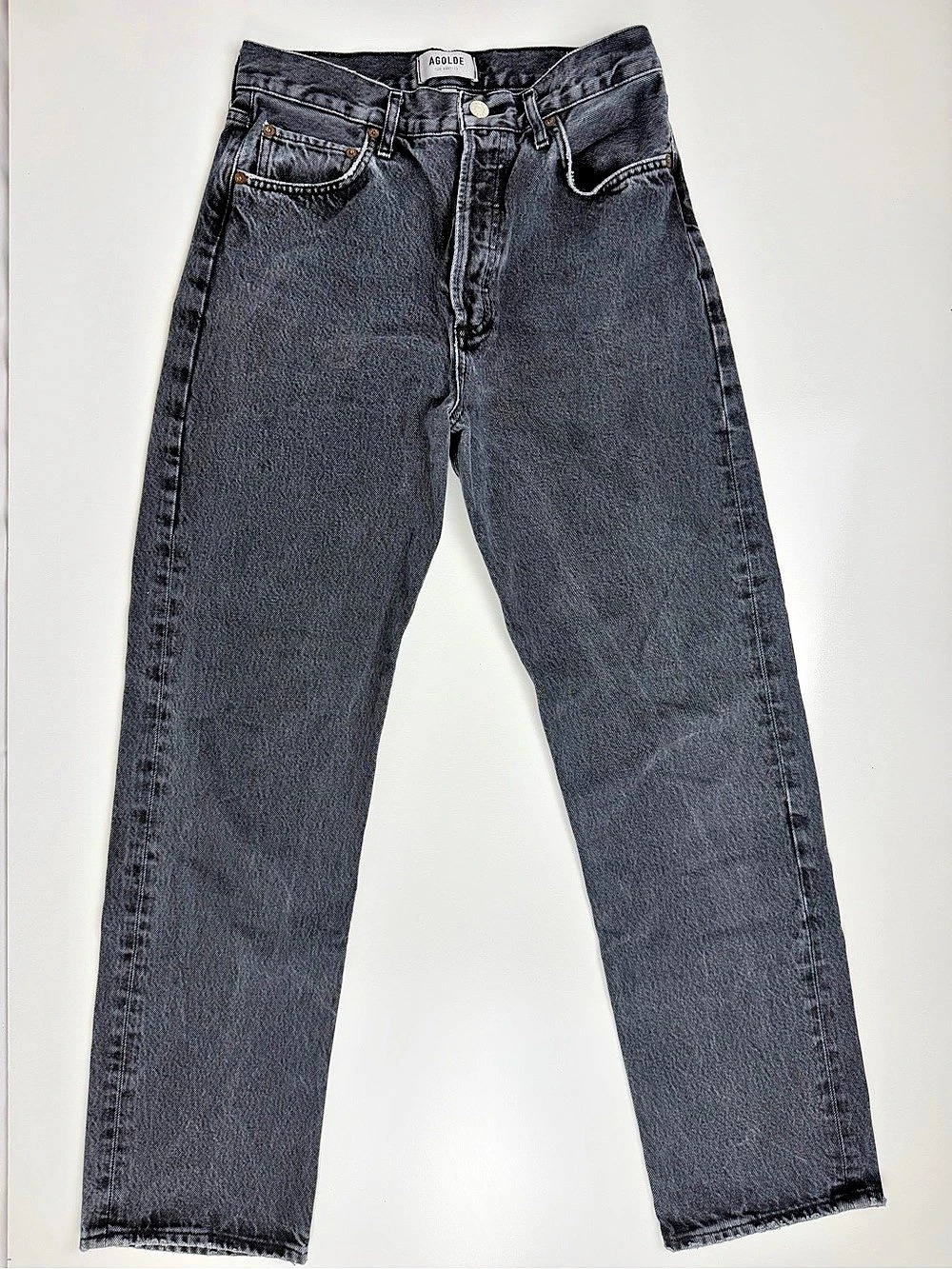 Agolde 90's Pinch Straight Leg Organic Cotton Jeans Waist 27 Like New